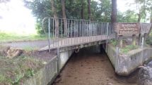 Neue Brücke über den Krollbach in Hövelhof 